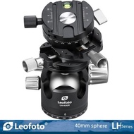 徠圖Leofoto LH-40GR 專業3合1齒輪球形全景雙軸低重心雙開口云臺