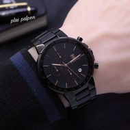 Jam Tangan Tetonis Original Pria Chrono Crono aktif Tali Rantai Tahan Karat Mesin Japan Jepang Terba