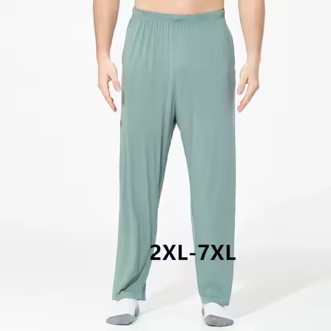 New Autumn Winter Modal Cotton Sleepwear Pajama Pant For Men Loose Plus Size Bottoms Trousers Male S