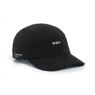 Original WTAPS Nylon Ripstop Hat – 5 Panel Cap Black Water Repellent Waterproof Lightweight Japanese