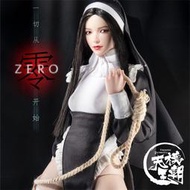 I8Toys C007 1/6 治愈修女 “零” 女頭雕 服裝 女兵人 套裝