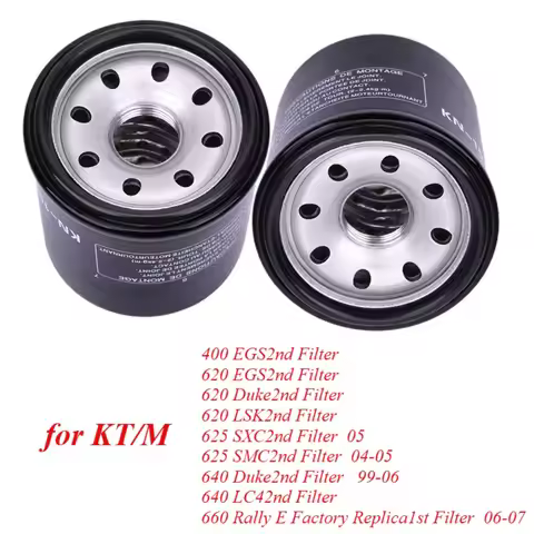 156 Motorcycle Engine Oil Filter for KT/M 400 620 EGS2nd 620 640 Du/ke2nd Filter LSK2nd 625 SXC2nd 6