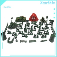 36Pcs Children Mini Simulated Army Soldier Figures Plastic Models Desktop Toys