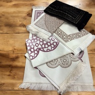 AYDIN Turkish Prayer Mat (Seccade) 70x110cm – Clean Texture, Ultra Soft & Minimalist Design