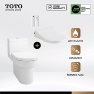 TOTO OMNI+ One Piece Toilet Bowl CW895PJ with Washlet TCF34320GSG SET