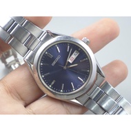Second-Hand Japanese Vintage Watch Seiko 7N43 9080 Blue Dial Men's Quartz Round 40mm