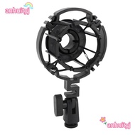 ANHUITYJ Shock Mount, Anti Vibration Plastic Microphone Shock Mount, Firm Fixation Mic Clip Holder f