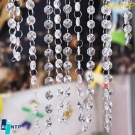 AINTP Crystal Bead Garland Delicate Octagonal Acrylic Pendant