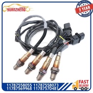 4pcs Upstream&Downstream Lambda O2 Oxygen Sensor For BMW 128i 328i X3 2007-2013 11787558055 11787558