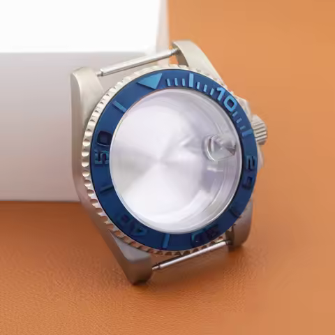 40mm Titanium Watch Case NH35 Titanium Case Sapphire Glass For ETA2824 NH34 NH35 NH36 Movement Yacht