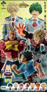 一番賞 我的英雄學院 交織的思念 爆豪 (B賞/ D賞)及歐爾麥特(E賞/尾賞)