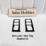 Sim Lock Realme C2 Oppo A1K Sim Tray/