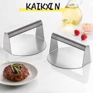 KAIKXIN Stainless Steel Grill Press, No Rust Stainless Steel Smash Burger Press, Steak Burger Round 