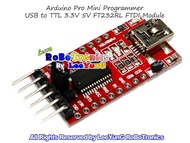 FT232RL FTDI USB to TTL 3.3V 5V USB Adapter Module Arduino Pro Mini Programmer