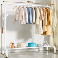 LG 150CM Stand Hanger Single Besi Kuat Rak Gantungan Baju Display Butik Stand Hanger Gawang
