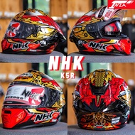 NHK รุ่น K5R หมวกกันน็อคเต็มใบ สปอร์ต น้ำหนักเบา รุ่นใหม่ล่าสุด 2025 (ไม่มีของแถม)