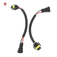 2Pcs 9006 To H11 H8 Headlight Fog Light Conversion Connector Wiring Harness Plug Cable Socket Connec