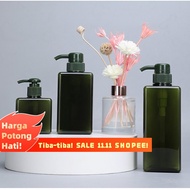 【MurahGila】250/450/650ml Thicken Square Refillable Bottle Soap Liquid Dispenser Container