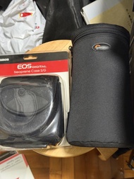 相機袋canon 全新；鏡頭袋Lowepro 近全新不散不議