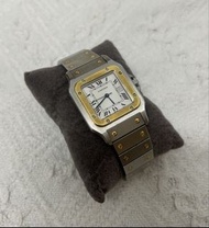 Cartier Santos Carree 2961 卡地亞 證書 盒 自動 18k金 