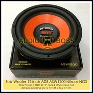 Bisa Faktur!= Speaker Subwoofer 12 inch ADS ASW1200 NITROUS NOS 12inch