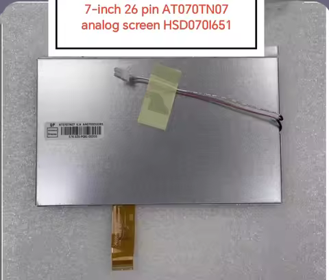 7 inch AT070TN07 V.AV.BV.D LCD screen 26pin 165*100mm 4P analog screen HSD070I651 Please buy the cor