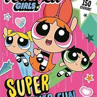 Hw | Power Puff Girls Super Sticker Fun Activity Book Powerpuff Sticker Book Pink Sticker