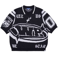 WP Company - Knitwear BOXY Ratio Football Knit Unisex Sweater / Knitted Sweater for Men & Women