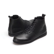 SULTAN STORE X SVERKER ZIP Sepatu Kerja Boots Formal Pria Model Zipper Kulit Sapi