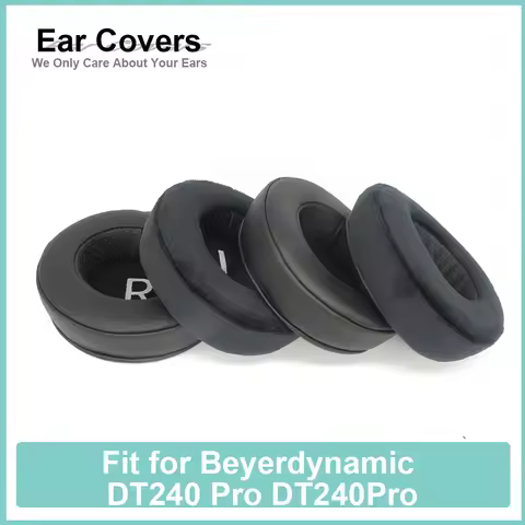 Earpads For Beyerdynamic DT240 Pro DT240Pro Headphone Earcushions Protein Velour Pads Memory Foam Ea
