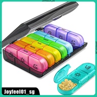 Pill Box 7 Days 21 Grids 3 Times One Day Pills Case Organizer Portable Large Storage Container Tablet Vitamin Medicine Storage