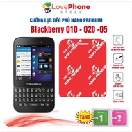 Blackberry Q10-Q20-Q5 tempered flexible Nano Premium anti-scratch screen protector - Love Phone