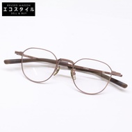 Four Nines S-955T 鈦金屬鏡框，反向 R 型鉸鏈，皇冠形鏡架，尺寸 46□20-142（近全新）[二手]