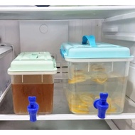 Viet JAPAN plastic water bottle 5L 6628-2, Water bottle with faucet for refrigerator 5L