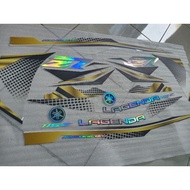 Jupiter Z1 Transparent Hologram Custom Gold Striping