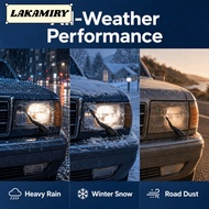 LAKAMIRY 2PCS Headlamp Wiper Arm, A1268204544，A1268204644 Black Headlight Wiper Replacement, Solid A