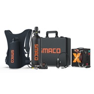 SMACO PCP oxygen tank dress air Compressor 4500Psi 30Mpa-free oil powered by model portable Mini Scu