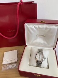 二手Cartier卡地亞不鏽鋼日期35mm PASHA機械錶