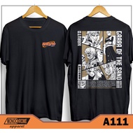 A111 T-Shirt Men's Distro Japanese Anime Naruto Gaara