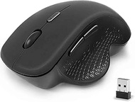 UrbanX Silent Wireless Mouse Bluetooth & 2.4Ghz, Rechargeable, Ergonomic Compatible with Samsung Gal