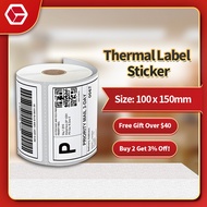 Thermal Label Sticker 100 x 150mm Sticker Label for Thermal Printer Thermal Label for Shipping