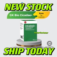 10capsule trial pack Ship Today GKB Cicadae+ Cordyceps Cicadae Prevent Cataract Dry Eye Antioxidant Eye 350mg 虫草 升级版金蝉花