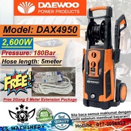 Daewoo DAX4950 2.6kw 180bar High Pressure Washer / Water Jet