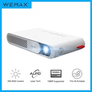 WEMAX GO โปรเจคเตอร์แบบพกพาเลเซอร์ ALPD ขนาดเล็กโปรเจ็คเตอร์อัจฉริยะพกพาได้มาก300 ANSI Lumen 1080P ร