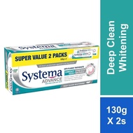 Systema Advance Toothpaste Deep Clean Whitening Super Value (130g x 2)
