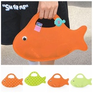 SUSANS Transparent Handbag, Fish Shape Candy Color Jelly Handbag, Creative PVC Material Cartoon Hand