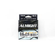Sunline P.E Line X4 Almight Sinking P.E 150m P.E 0.6 11lb Orange (9535)
