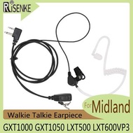 RISENKE 耳機 兼容米德蘭 GXT1000 GXT1050 LXT500 LXT600VP3 對講機收音機 透明聲學管耳機