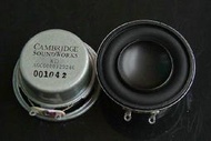 缺貨中--英國 Cambridge 劍橋 1.25吋 喇叭 單體 全頻 全音域 1吋 1.5吋 喇叭 DIY 升級