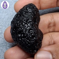 Vietnam Muong Nong Black Tektite/ Indochinite Palm Stone - 39.0 grams